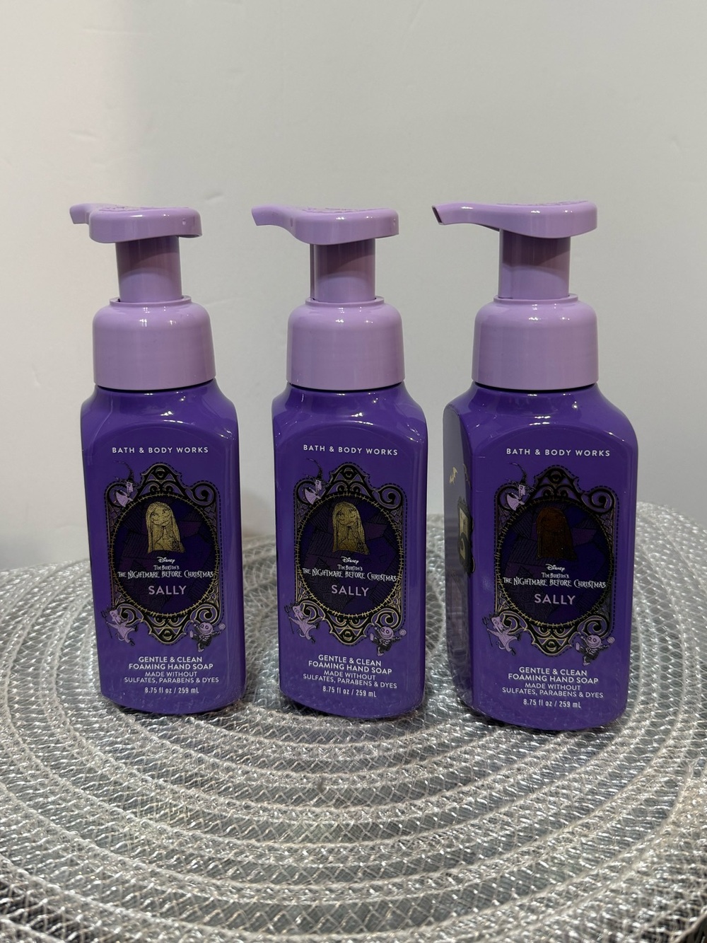 BBW NBC Sally Foaming Hand Soap Set of 3 NWT